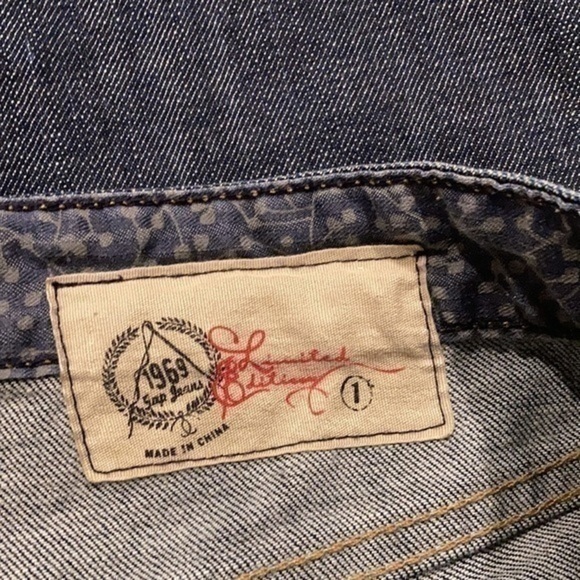 Gap 1969 jeans denim Bermuda shorts size 1 - Picture 7 of 10